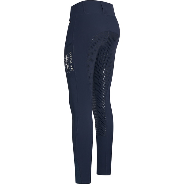 HV Polo Womens Classic Full Grip Riding Tights 201093506 - Navy